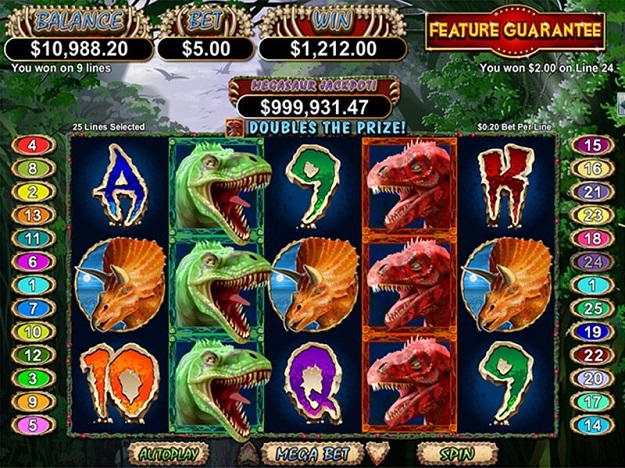 Megasaur Video Slots Review